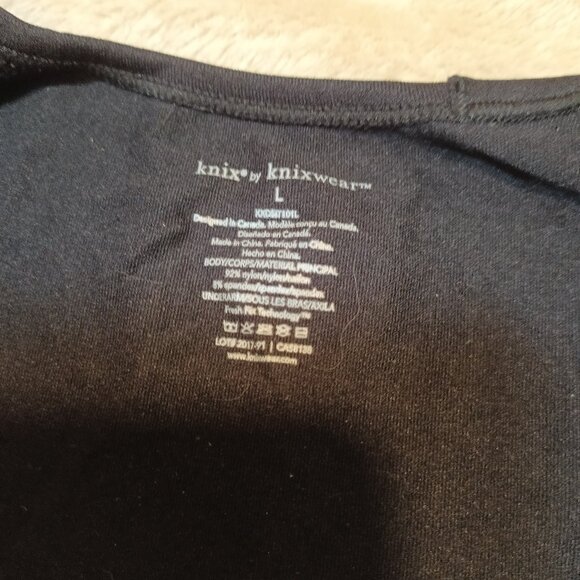 Knix NEW Don't Sweat It T-Shirt - Black Size Large - Picture 4 of 7